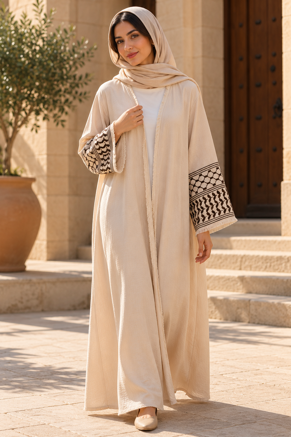 Saru Kaftan — Cypress Motif