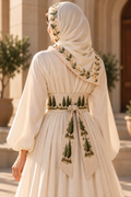 Saru Embroidered Sash Belt