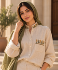 Sunbula Linen Shirt — Wheat Ear